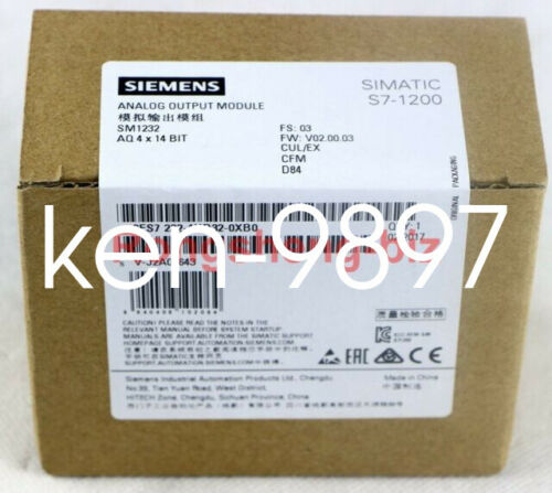 FREE DHL/UPS New Siemens 6ES7 232-4HD32-0XB0 6ES7232-4HD32-0XB0 , Original Label