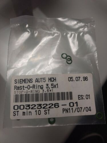 SIEMENS 00323226-01 AUT5 MCH Rast-O-Ring / Stop-O-Ring 3, 5x1 (Qty. 10)