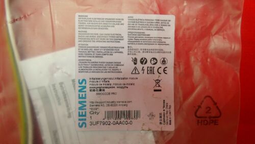 Siemens 3UF79020AA000 3UF7902-0AA00-0 Initialisierungsmodul