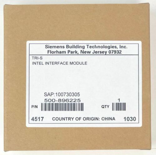 SIEMENS HTRI-S INTELLIGENT SINGLE INPUT INTERFACE MODULE P/N: 500-0333370