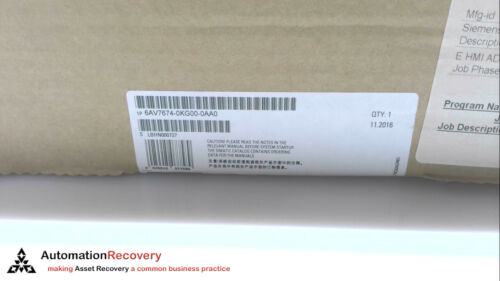 SIEMENS 6AV7674-0KG00-0AA0, EXTENSION UNIT FOR MOUNTING, NEW