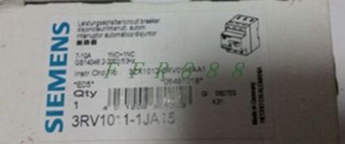 ONE NEW Siemens 3RV1011-1JA15 7-10A Motor protection circuit breaker