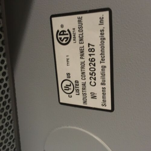 Siemens 567-351 Pneumatic Control Cabinet (19-1/2 x 16-3/8 x 5-3/4) NEMA 1