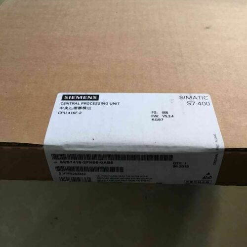 SIEMENS 6ES7416-2FN05-0AB0 6ES7 416-2FN05-0AB0 New In Box 1PCS