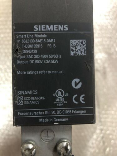 1PCS New SIEMENS 6SL3130-6AE15-0AB0