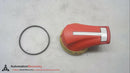 SIEMENS CFSH10R12N ROTARY SWITCH HANDLE, ROTARY, 30A, RED, DOOR, NEW
