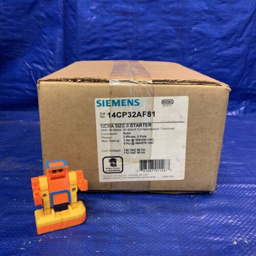 Siemens 14CP32AF81 NEMA Size 0 Starter