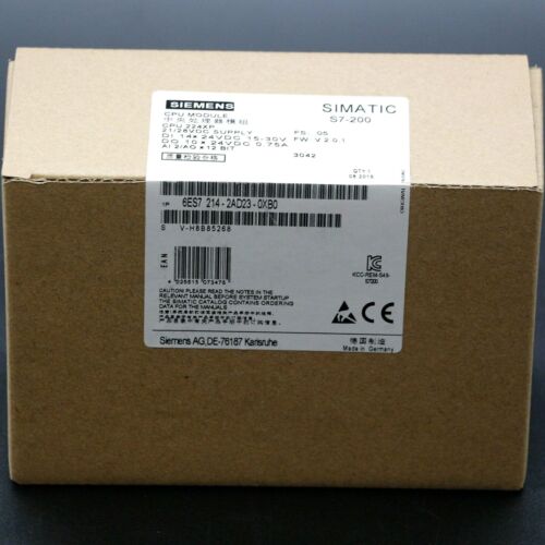 1PCS New Siemens 6ES7214-2AD23-0XB0 6ES7 214-2AD23-0XB0 In Box