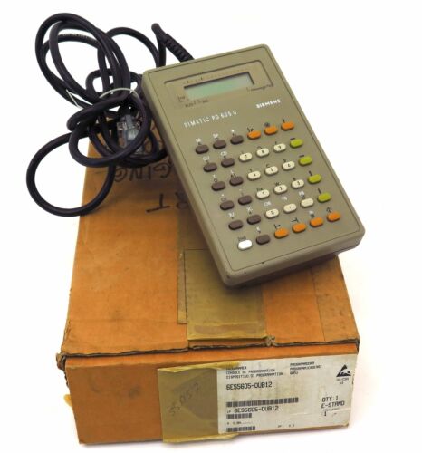 Siemens Simatic PG605U Hand Held Programming Unit 6ES5605-0UB12