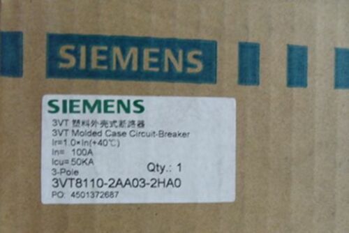 1PC Brand NEW IN BOX Siemens breaker 3VT8110-2AA03-2HA0 #RS19