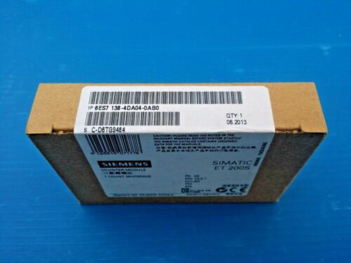 SIEMENS 1 COUNT 24V/100KHZ MODULE ET200S +NEW+BNIB+OVP+ 6ES7 138-4DA04-0AB0