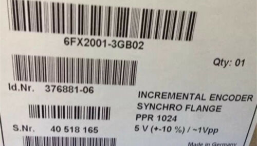 1PC Siemens 6FX2OO1-3GBO2