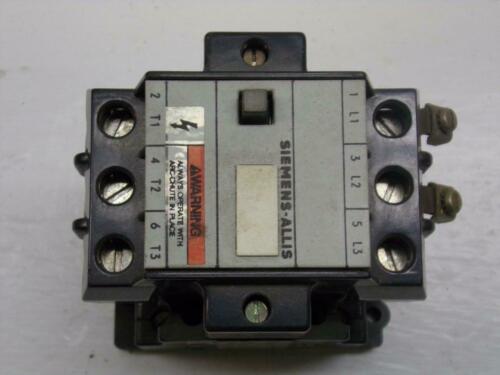 Siemens C21JC3 575VAC 42A 3POLE Contactor