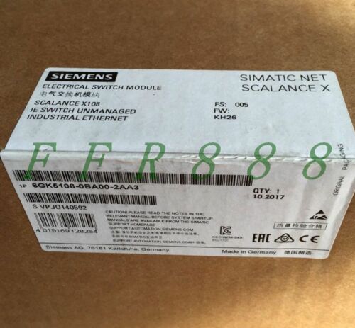 ONE NEW Siemens 6GK5108-0BA00-2AA3 6GK5 108-0BA00-2AA3