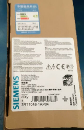 1PC Siemens Contactor 3RT1046-1AP04 ( 3RT10461AP04 ) New In Box !