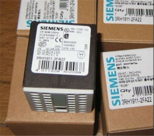 New 1Pcs Siemens Auxiliary Contact 3RH1911-2FA22 ri