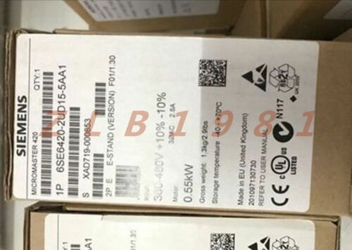 ONE NEW- Siemens 6SE6420-2UD15-5AA1