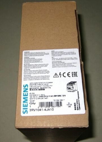 1PC NEW IN BOX Siemens plastic case circuit breaker 3RV1041-4JA10 #OH019