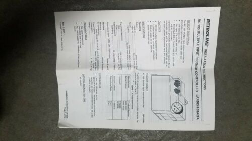 SIEMENS. P/N: 1952000. RC 195 RECEIVER CONTROLLER MULTIPLE INPUT. MODEL