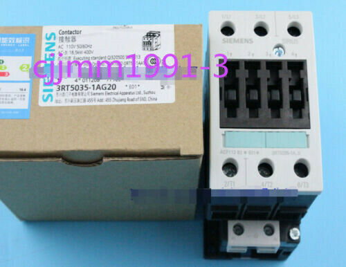 1PC New Siemens contactor 3RT5035-1AG20 AC110V