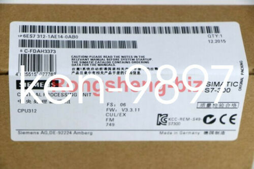 New Siemens PLC 6ES7 312-1AE14-0AB0 6ES7312-1AE14-0AB0
