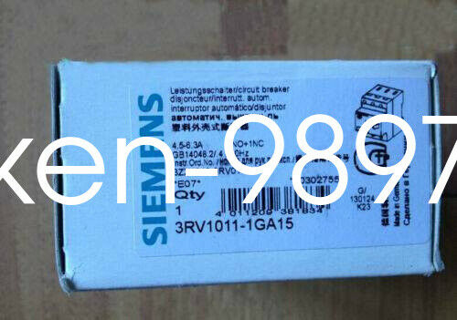 1PC New For Siemens Breaker 3RV1011-1GA15 3RV10111GA15