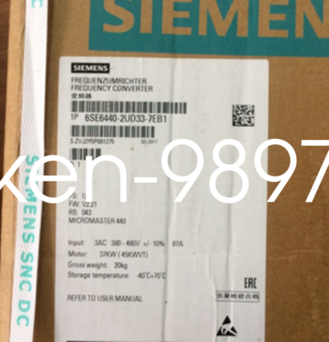 1PC New Siemens Inverter 6SE6440-2UD33-7EB1 6SE6 440-2UD33-7EB1 #Y