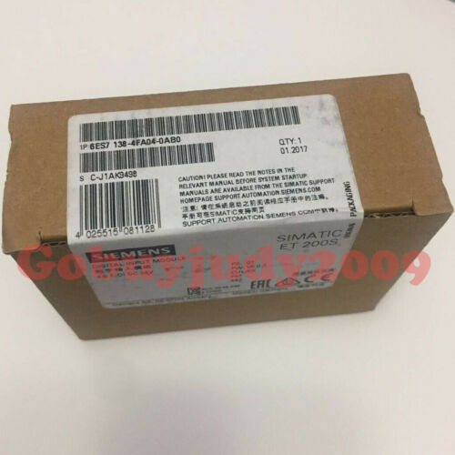 Brand New Siemens 6ES7 138-4FA04-0AB0 6ES7138-4FA04-0AB0 One year warranty