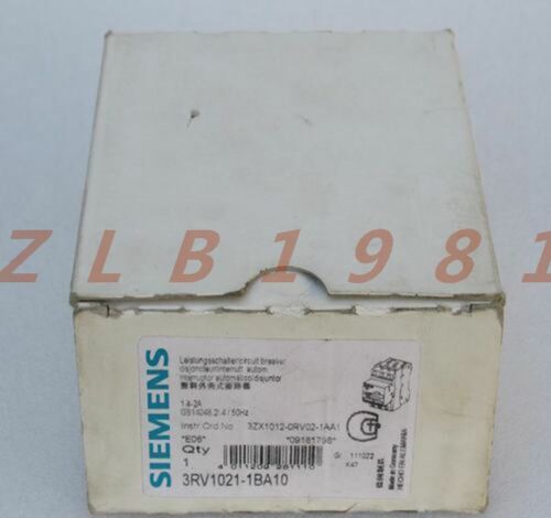 ONE NEW- Siemens 3RV1021-1BA10