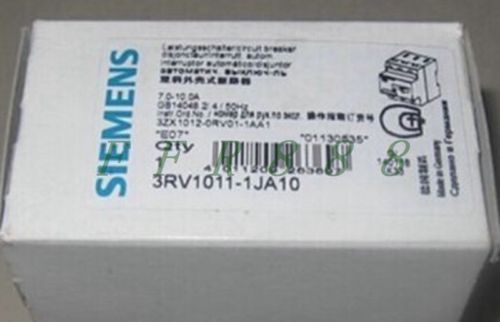 ONE NEW Siemens 3RV1011-1JA10