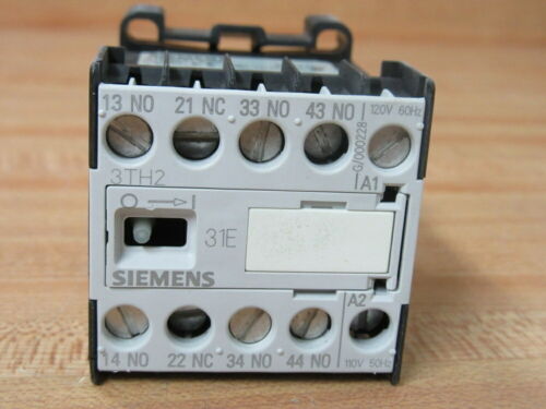 Siemens 3TH20-31-0AK6 Control Relay 3TH20310AK6