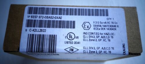 Siemens 6ES7 972-0BA52-0XA0 BUSCONNECTOR, NEW!!!