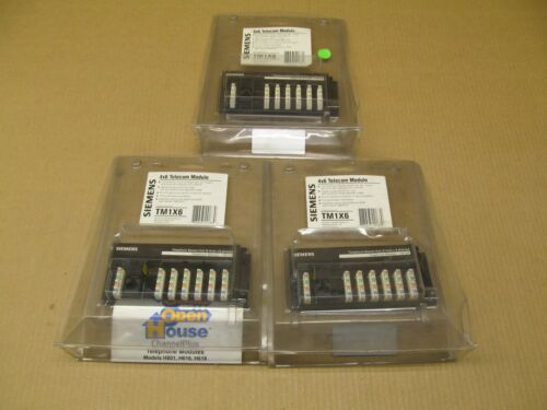 7 NEW SIEMENS OPEN HOUSE TELECOM MODULES TMX12RJ45 H619 TM1X6 H616 TM8PEXP H618