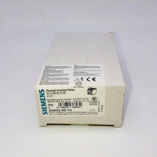 1PC NEW FOR SIEMENS 3UA5540-1G 4-6.3A Thermal Overload Relay