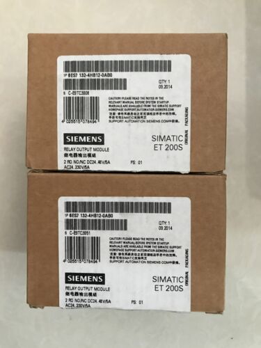 New Siemens 6ES7132-4HB12-0AB0 6ES7 132-4HB12-0AB0 ET200S Relay Output Module