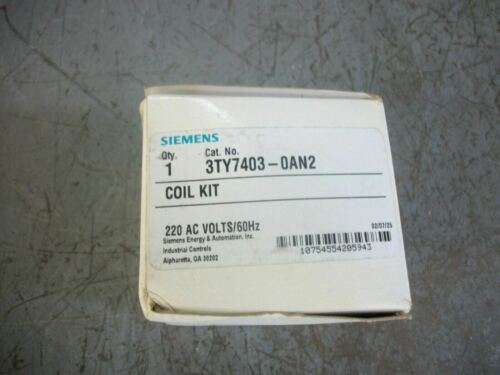 SIEMENS CONTACTOR COIL 3TY7403-0AN2 220VCOIL NIB