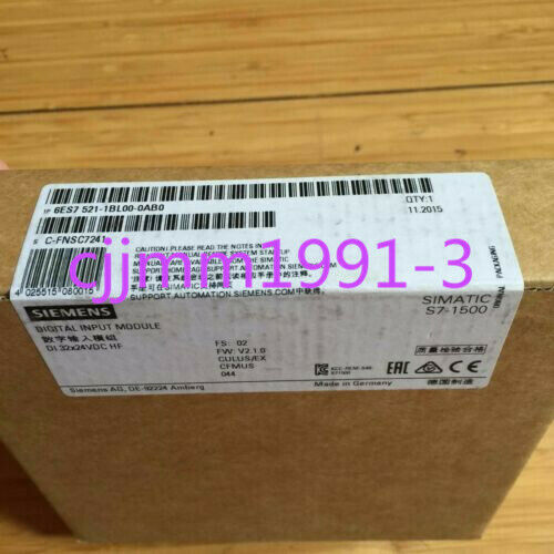 1PC New Siemens 6ES7 521-1BL00-0AB0 Input Module #Y1