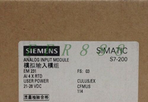 NEW Siemens EM231 6ES7 231-7PC22-0XA0 6ES7231-7PC22-0XA0