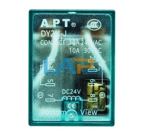 QTY:2 FOR Siemens APT Intermediate Relay DY2N-J DC24V 8 Feet