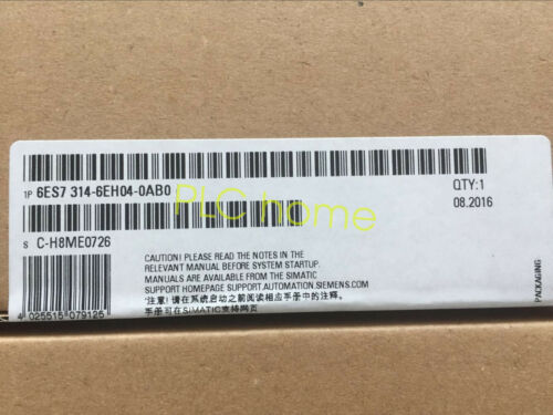 SIEMENS 6ES7314-6BH04-0AB0 6ES73146BH040AB0 1PSC NEW*