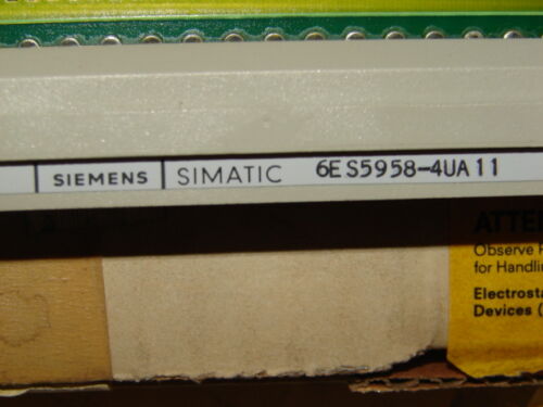 SIEMENS 6ES5-958-4UA11/6ES59-58-4UA11/6ES5958-4UA11/6ES59584UA11 P/S ***NIB***