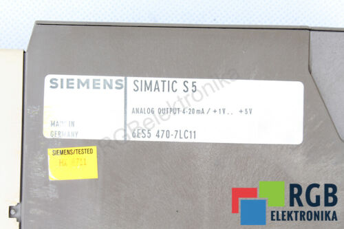 NEW 6ES5470-7LC11 SIMATIC S5 SIEMENS ID61835