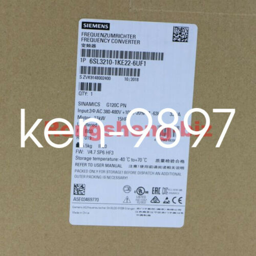 1PC NEW Siemens 6SL3210-1KE22-6UF1 G120C