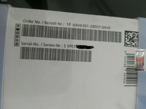 1pcs NEW Siemens 6AV6381-2BE07-0AV0 6AV6 381-2BE07-0AV0 via DHL or EMS