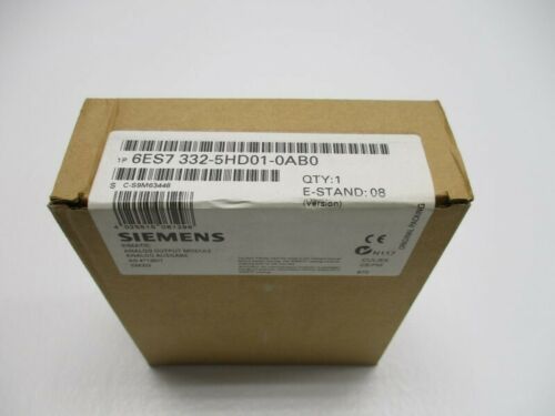 SIEMENS SIMATIC S7 6ES7332-5HD01-0AB0 ANALOG OUTPUT * FACTORY SEALED *