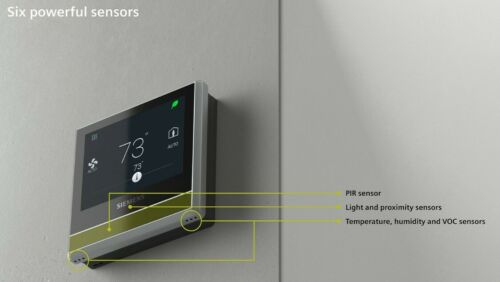 Siemens RDS120 Residential/Light Commercial Smart Thermostat, Black