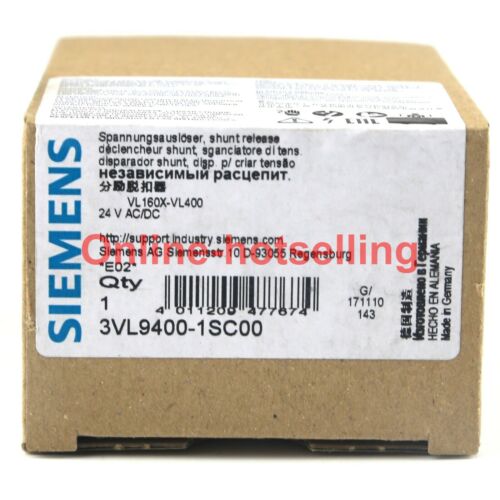 1PCS New For SIEMENS circuit breaker shunt release 3VL9400-1SC00 AC / DC24V