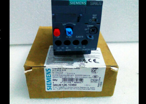 Siemens 3RU6126-1DB0 2.2-3.2A Thermal relay New