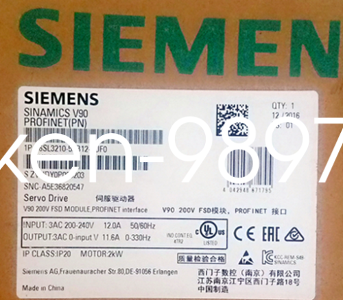 1PC New SIEMENS Servo Driver 6SL3210-5FB12-0UF0 #RS8