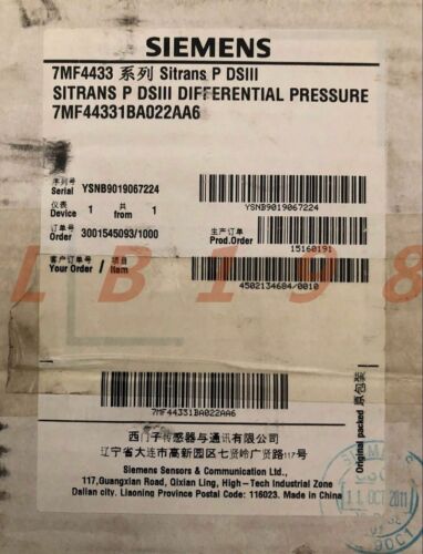 One NEW- Siemens 7MF4433 7MF4433-1BA02-2AA6